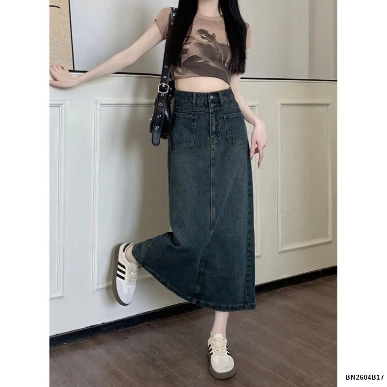 CHÂN VÁY JEAN DÁNG DAI