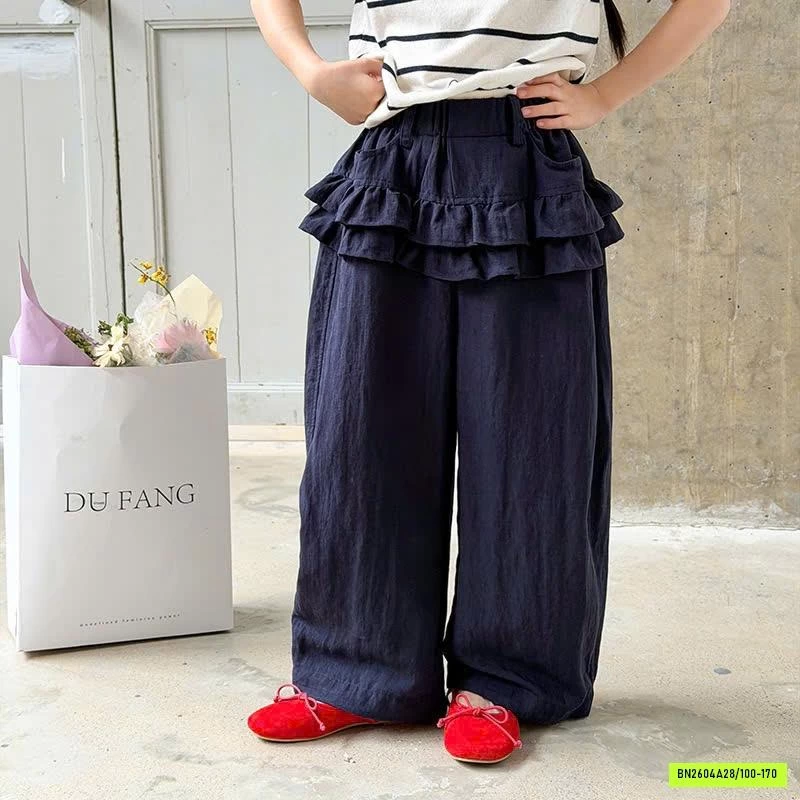 QUẦN SUÔNG ĐŨI VIỀN BÈO 26B076 AMBB