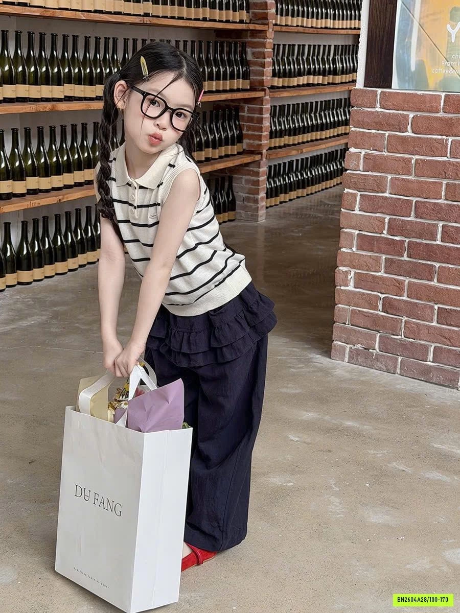 QUẦN SUÔNG ĐŨI VIỀN BÈO 26B076 AMBB