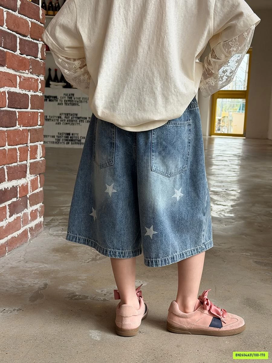 JEANS LỠ NGÔI SAO 26B129 AMBB