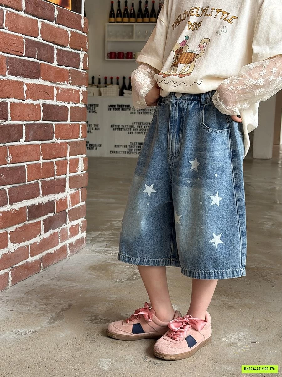 JEANS LỠ NGÔI SAO 26B129 AMBB