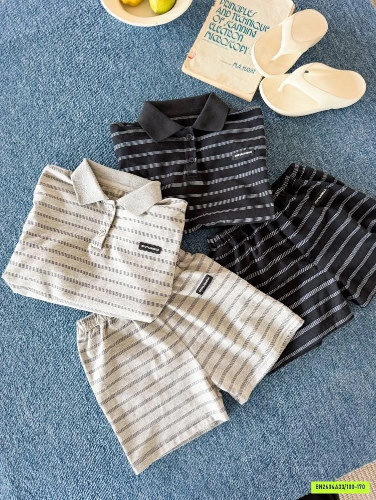 SÉT POLO KẺ 26B014 AMBB