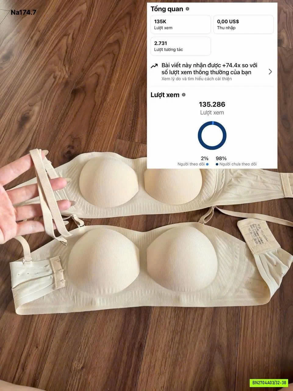 BRA CHỐNG TỤT SIÊU MÁT THÔNG HƠI