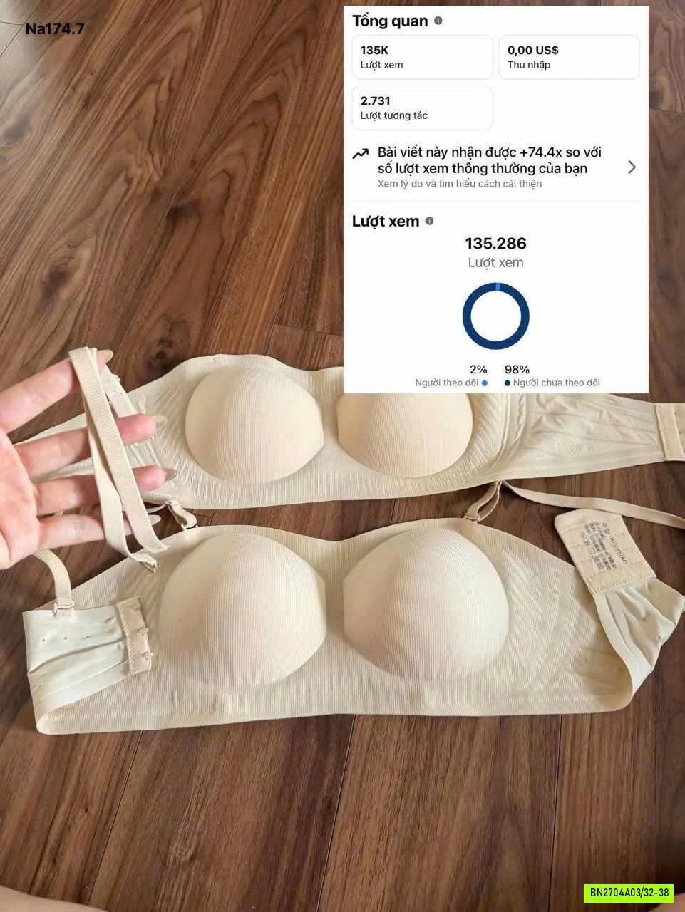 BRA CHỐNG TỤT SIÊU MÁT THÔNG HƠI