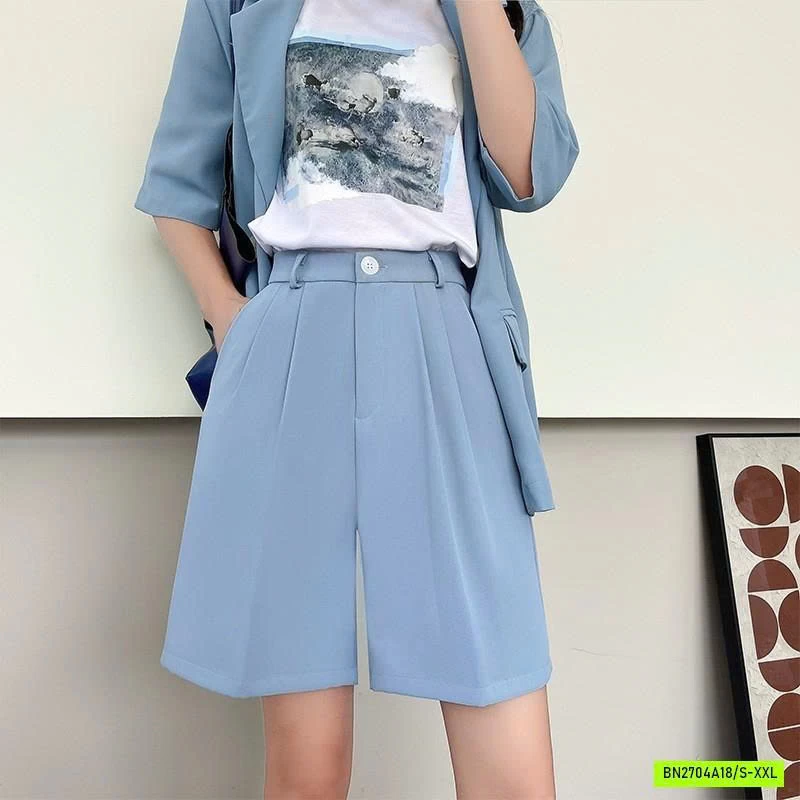 QUẦN SHORT VẢI ỐNG RỘNG QCCC