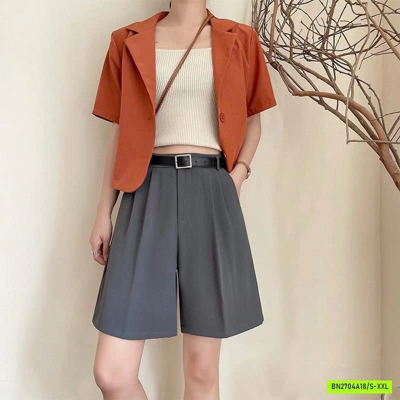 QUẦN SHORT VẢI ỐNG RỘNG QCCC