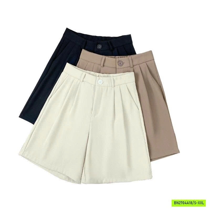 QUẦN SHORT VẢI ỐNG RỘNG QCCC