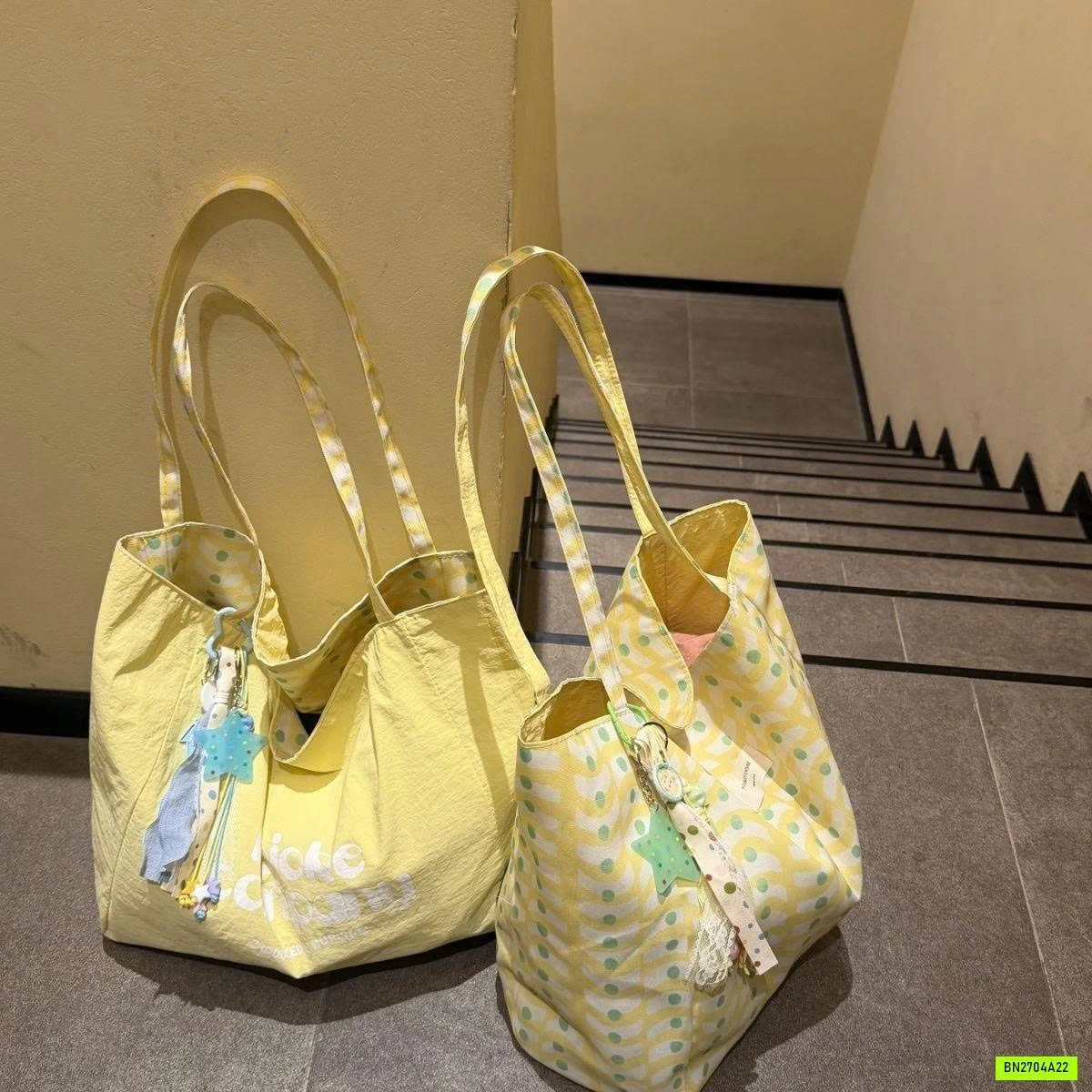 TÚI TOTE VÀNG 2 MẶT