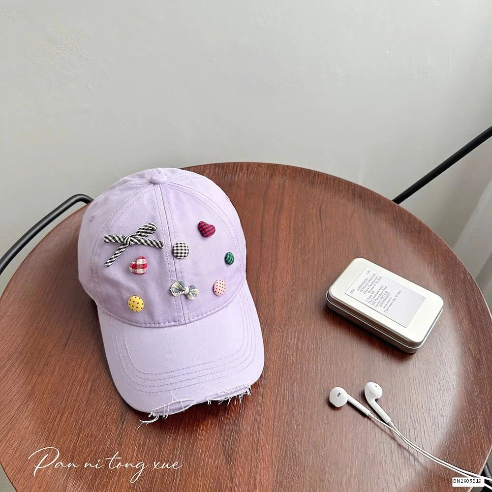 MŨ KẾT RÁCH GẮN STICKER