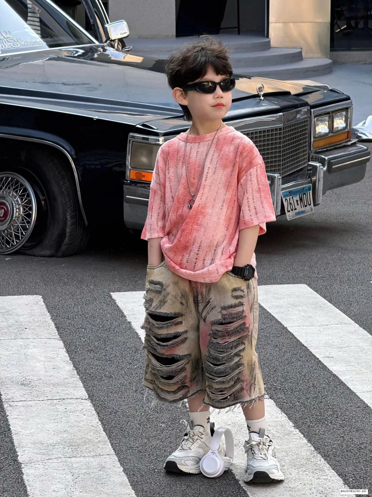 ÁO THUN LOANG RÁCH BÉ TRAI CÁ TÍNH