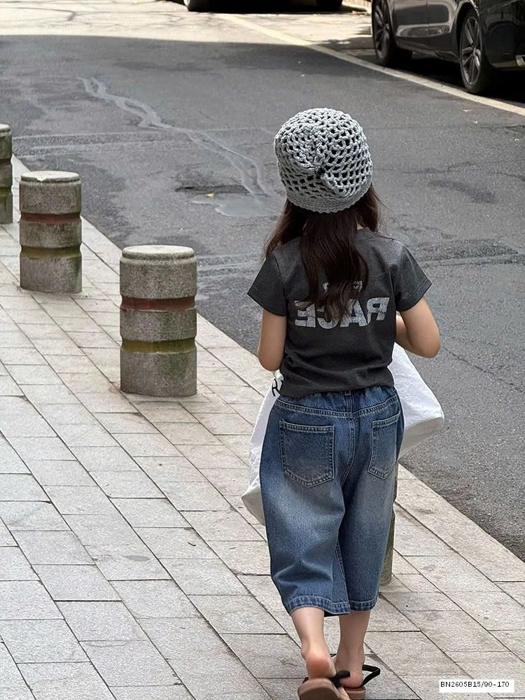 ÁO THUN NGẮN TAY AMBB BÉ GÁI