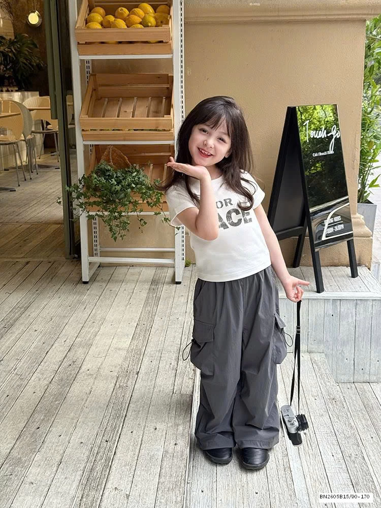 ÁO THUN NGẮN TAY AMBB BÉ GÁI