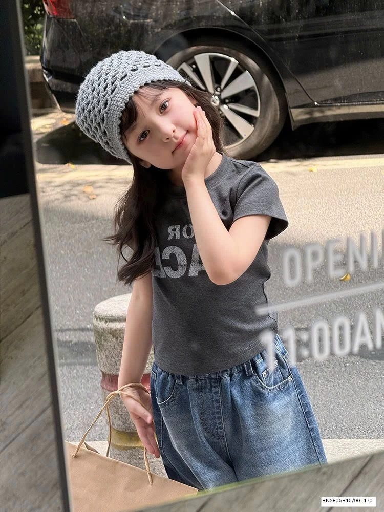 ÁO THUN NGẮN TAY AMBB BÉ GÁI