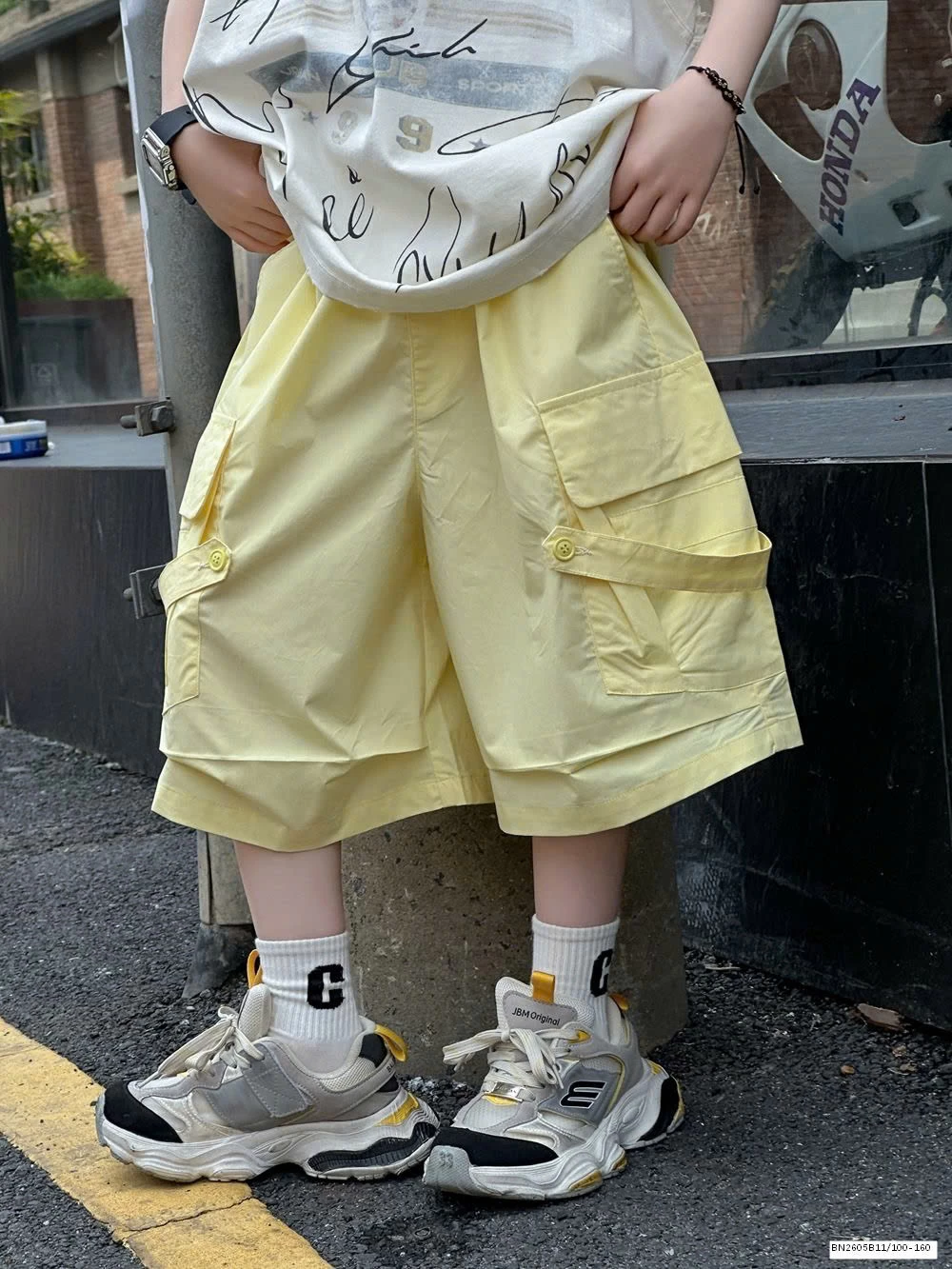 QUẦN SHORT THÔ TÚI HỘP BÉ TRAI