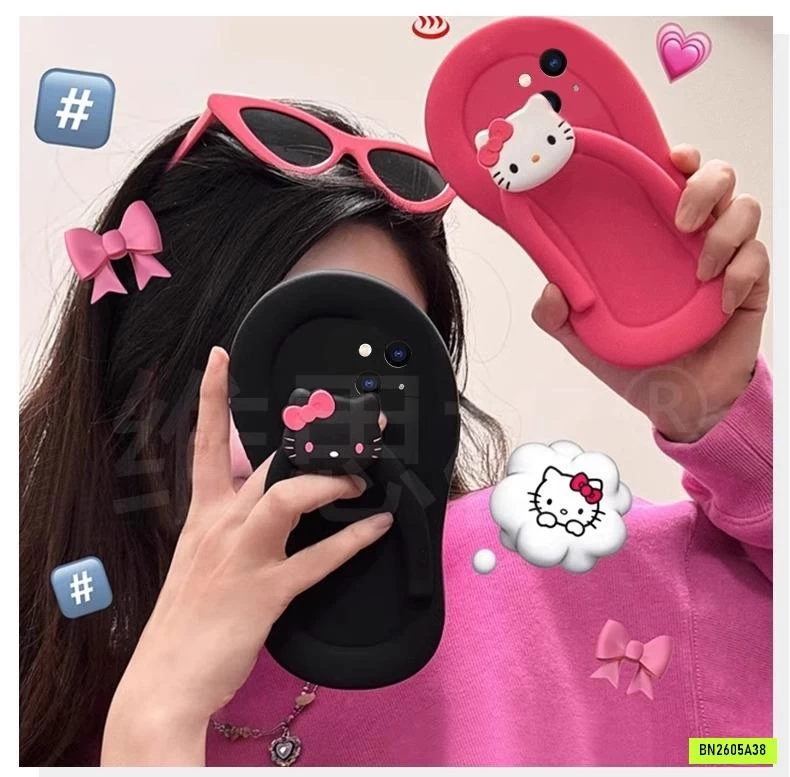 ỐP ĐIỆN THOẠI DÉP MÈO KUTE