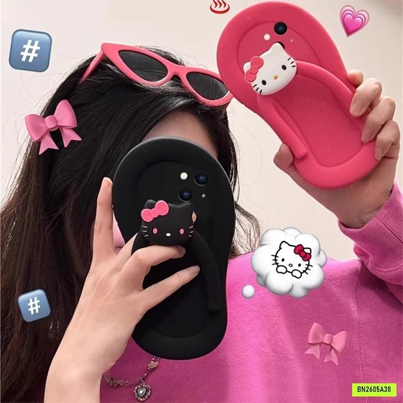 ỐP ĐIỆN THOẠI DÉP MÈO KUTE