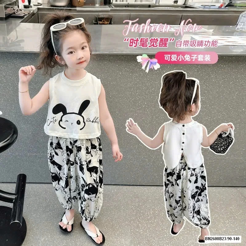 BỘ CÚN SÁT NÁCH DÁNG CROPTOP BÉ GÁI