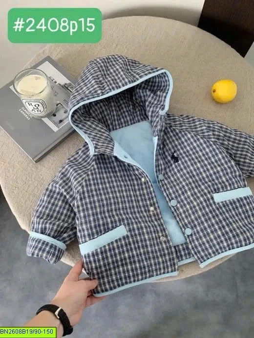 ÁO KHOÁC KẺ CARO LÓT NỈ SIÊU XINH