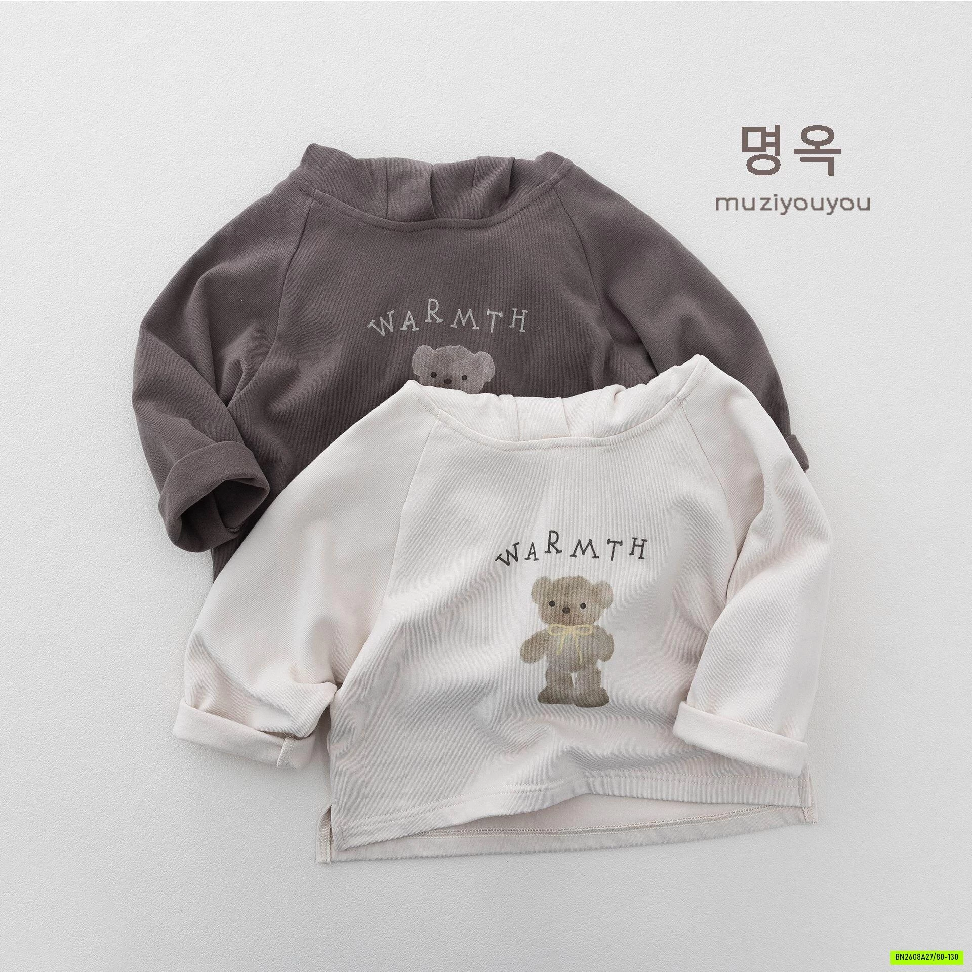 HOODIE NỈ GẤU MZYY