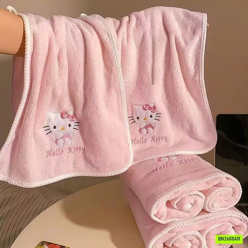 SET KHĂN TẮM KITTY QC