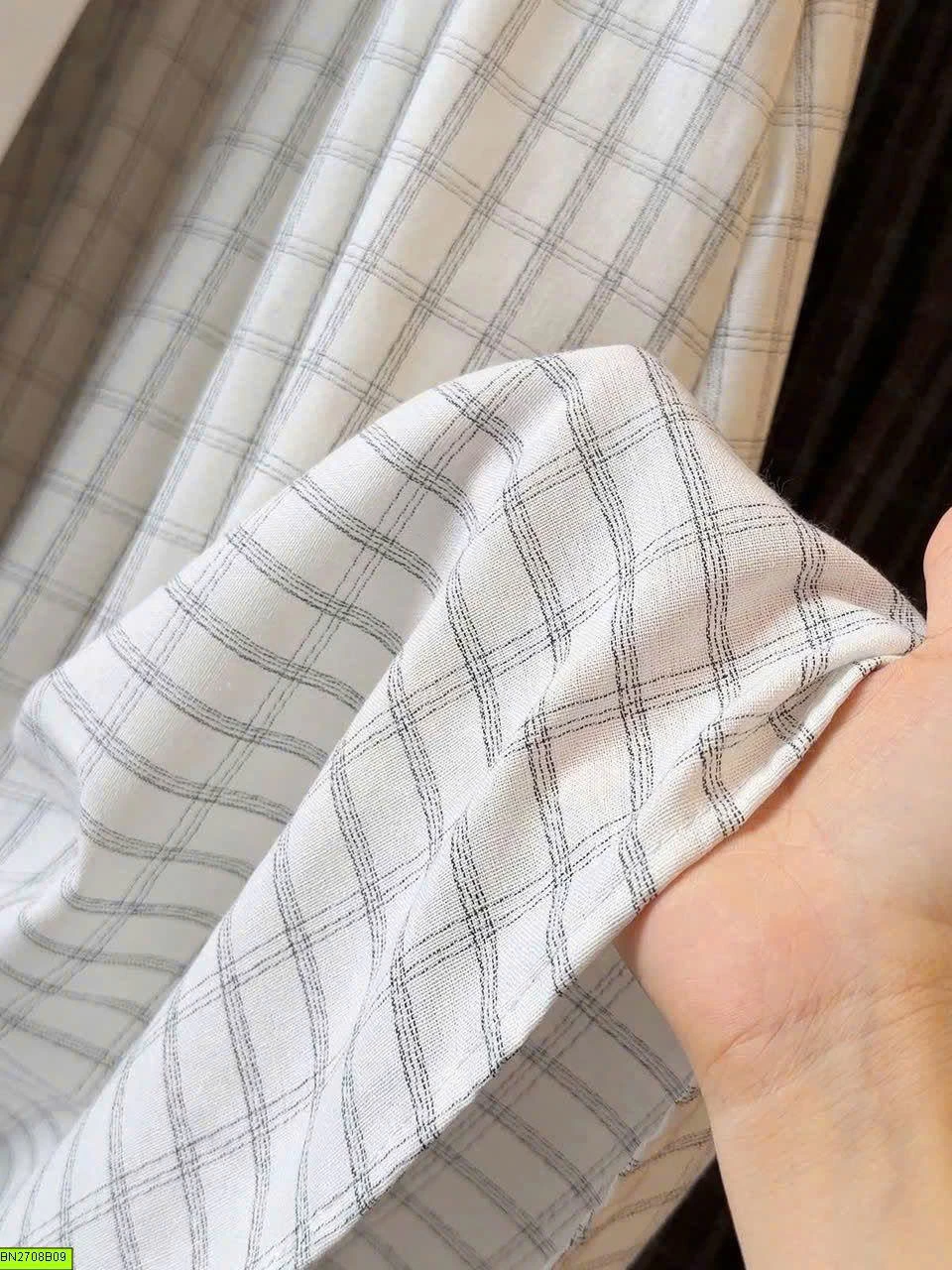 CHÂN VÁY KẺ CARO ANNA VINTAGE