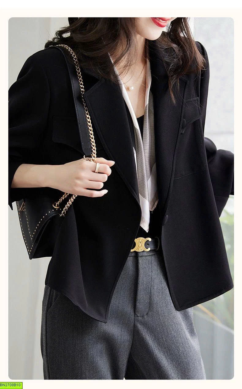 ÁO KHOÁC BLAZER LỬNG NỮ TAY PHỒNG
