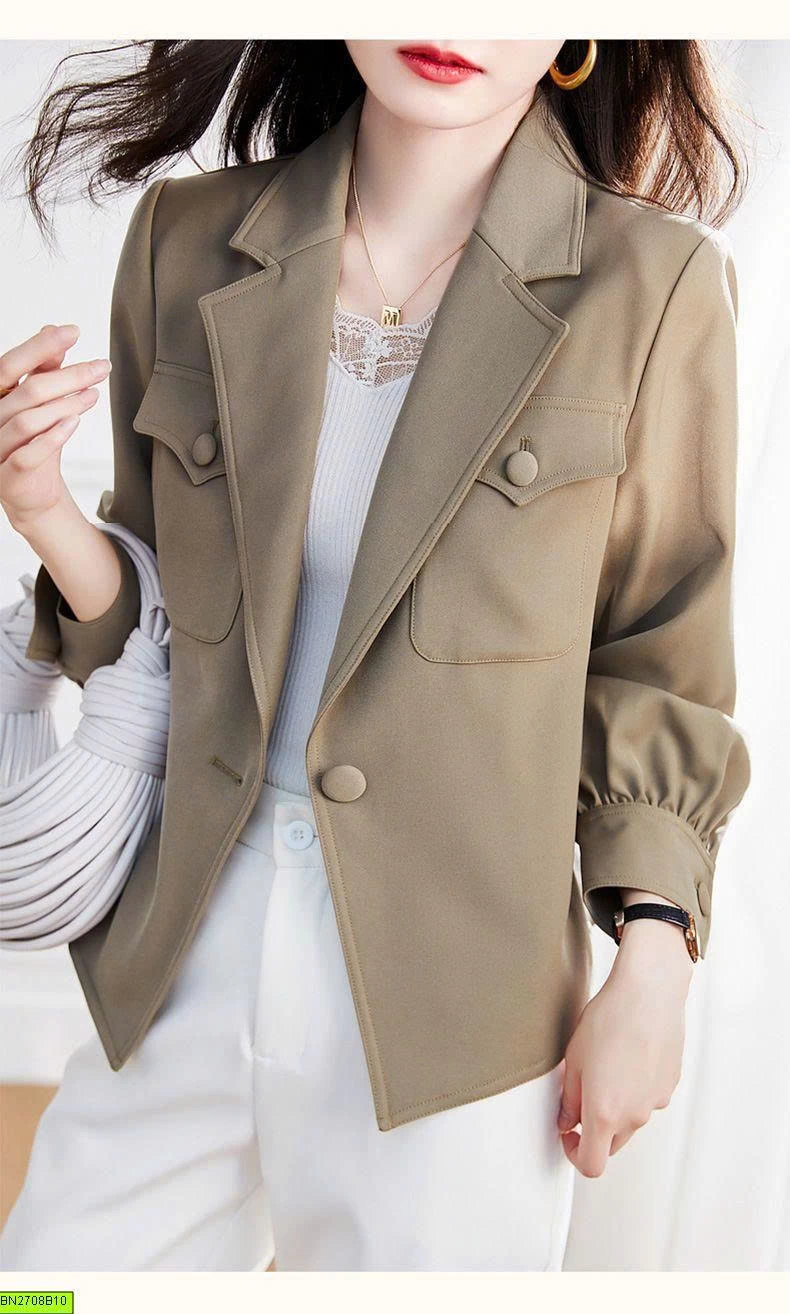 ÁO KHOÁC BLAZER LỬNG NỮ TAY PHỒNG