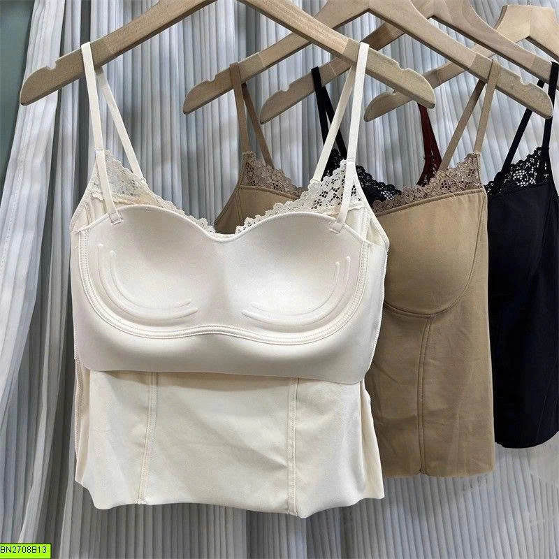 ÁO 2 DÂY PHỐI REN NỮ