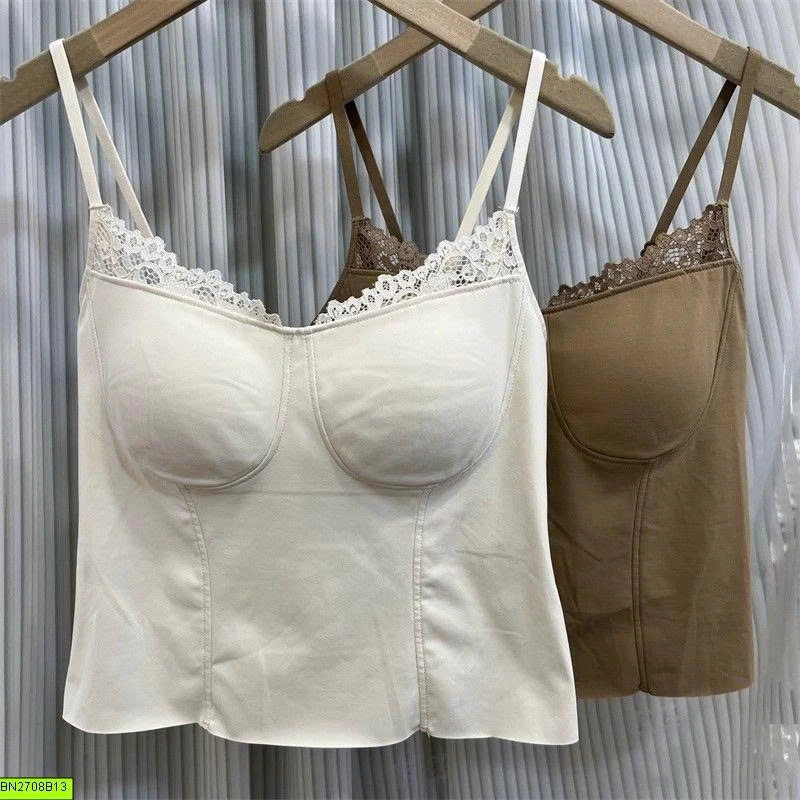 ÁO 2 DÂY PHỐI REN NỮ