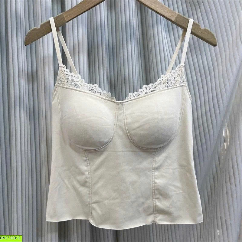 ÁO 2 DÂY PHỐI REN NỮ