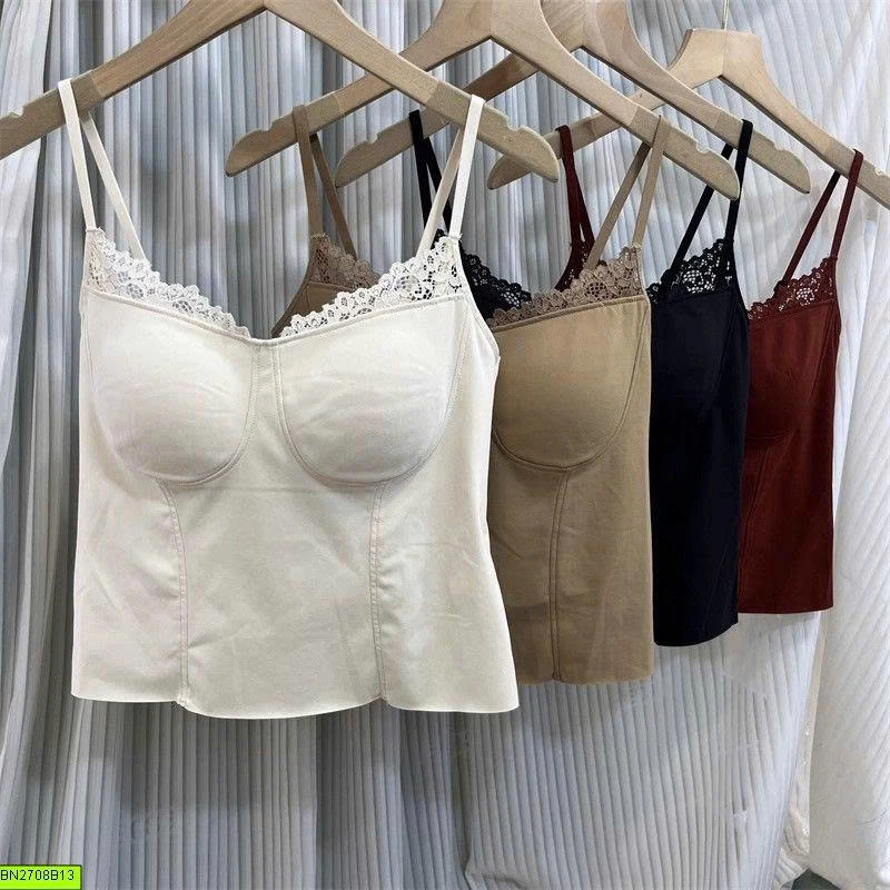 ÁO 2 DÂY PHỐI REN NỮ