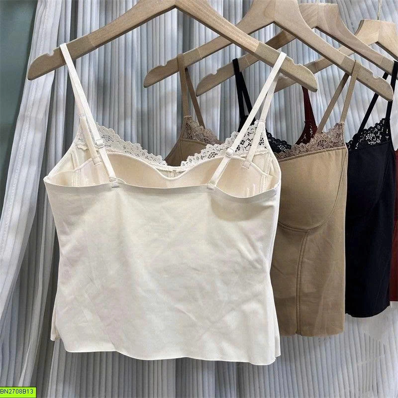 ÁO 2 DÂY PHỐI REN NỮ