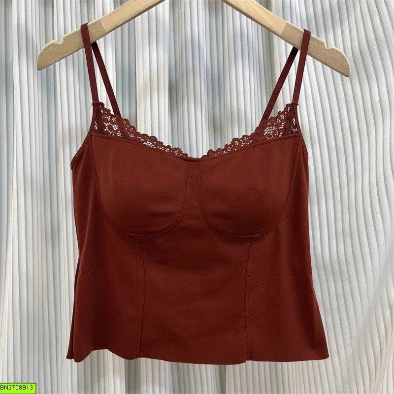 ÁO 2 DÂY PHỐI REN NỮ