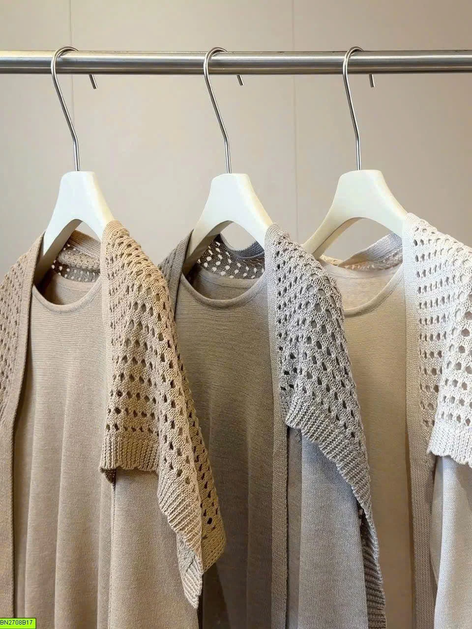 ÁO CARDIGAN DỆT KIM LEN LỖ ANNA