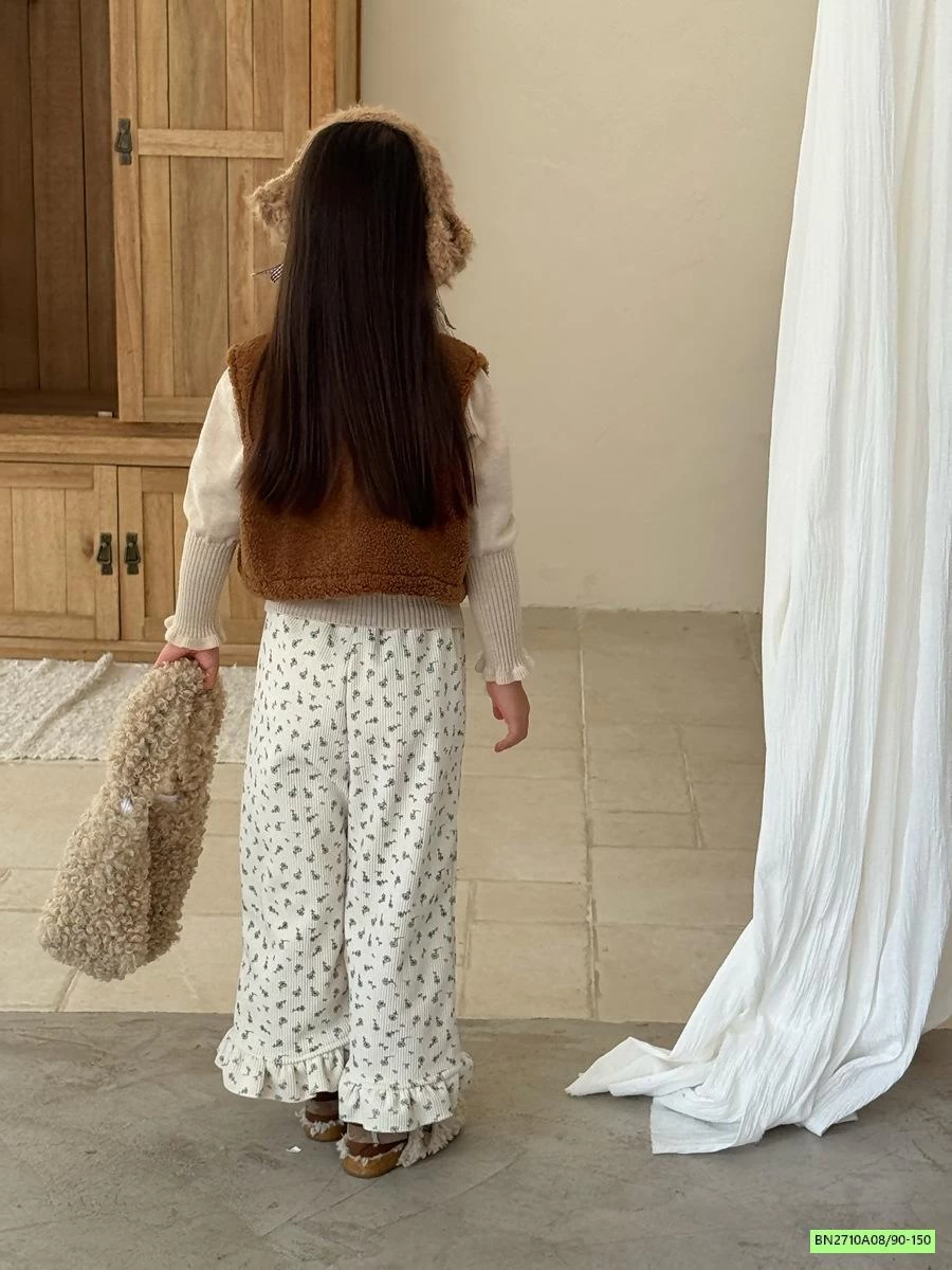 QUẦN NHUNG LOE HOA NHÍ LÓT NHUNG