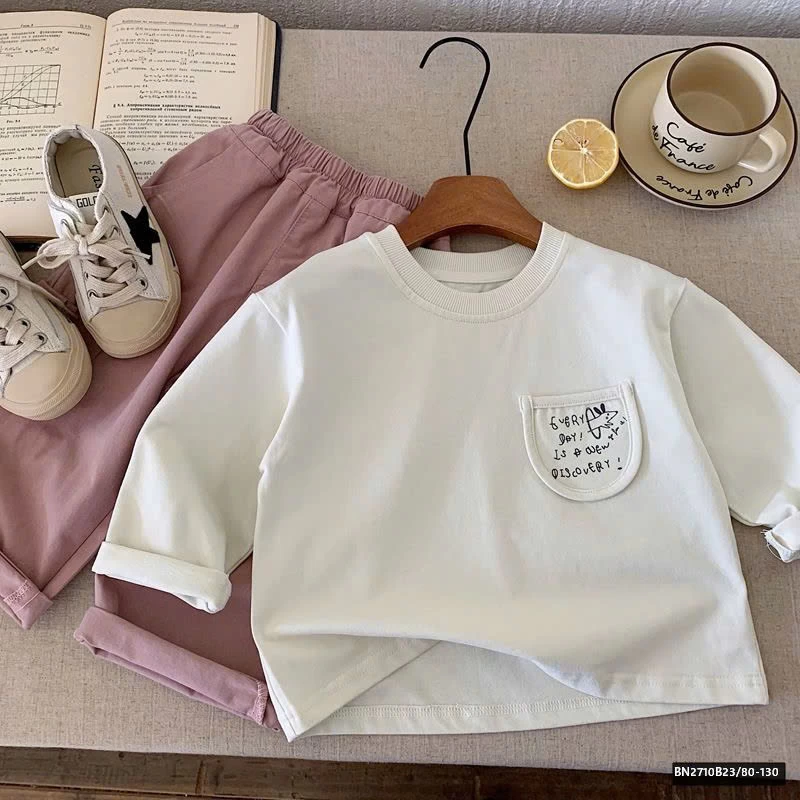 ÁO THUN DÀI TAY TÚI NGỰC