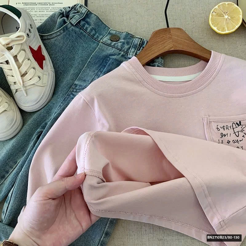 ÁO THUN DÀI TAY TÚI NGỰC