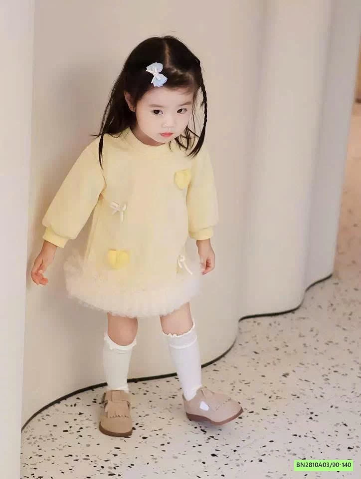 ĐẦM NỈ VÀNG PHỐI VIỀN REN