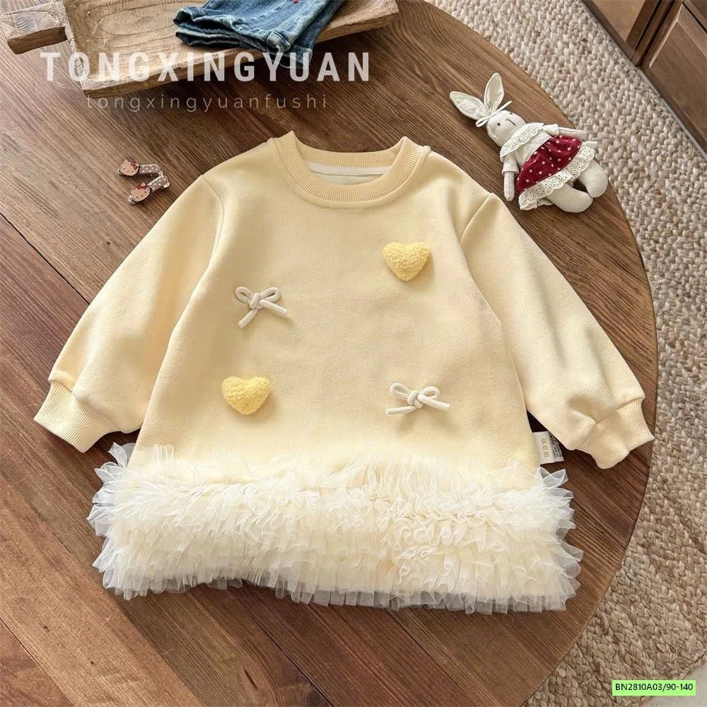 ĐẦM NỈ VÀNG PHỐI VIỀN REN