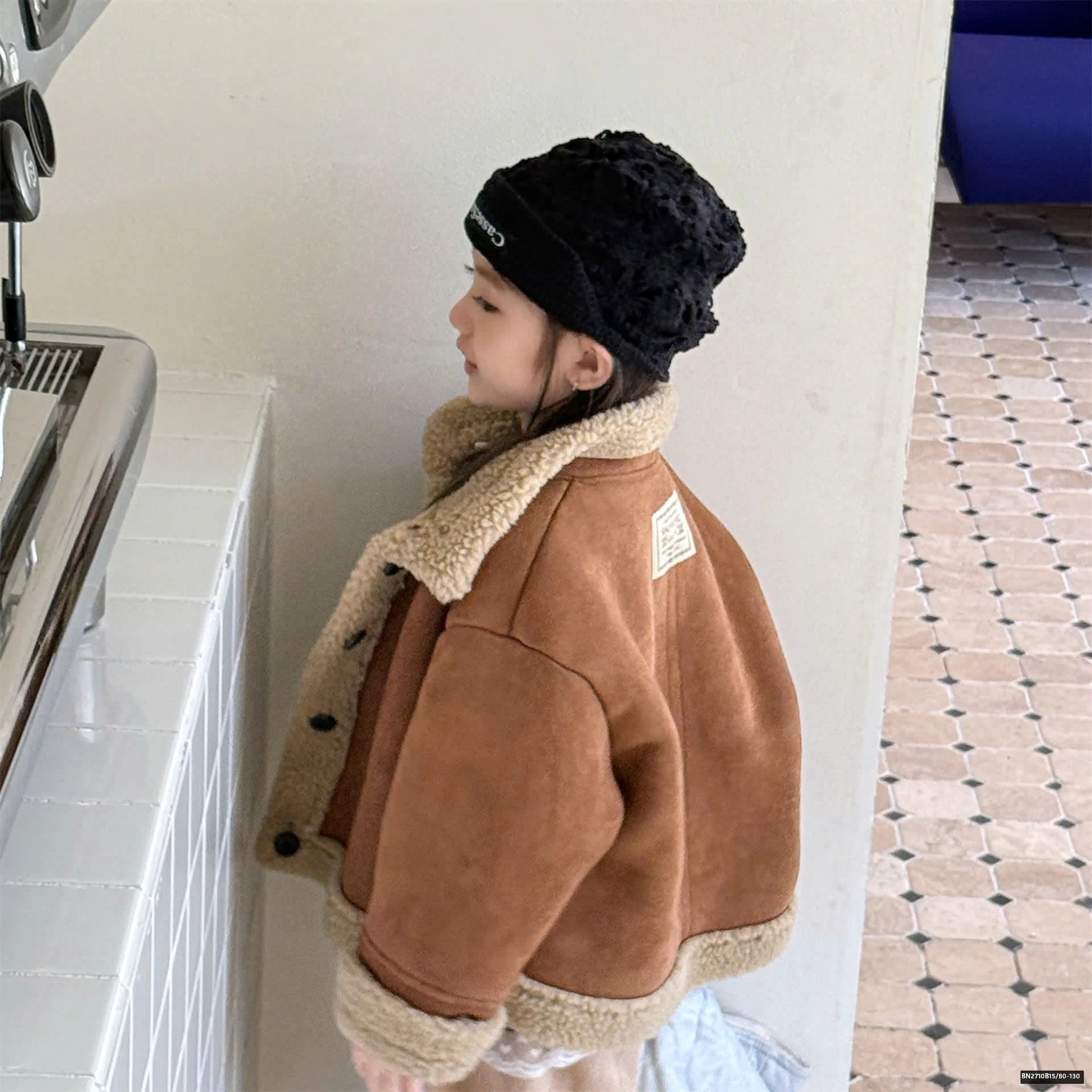 ÁO DA LỘN LÓT LÔNG CỪU AD.BABY