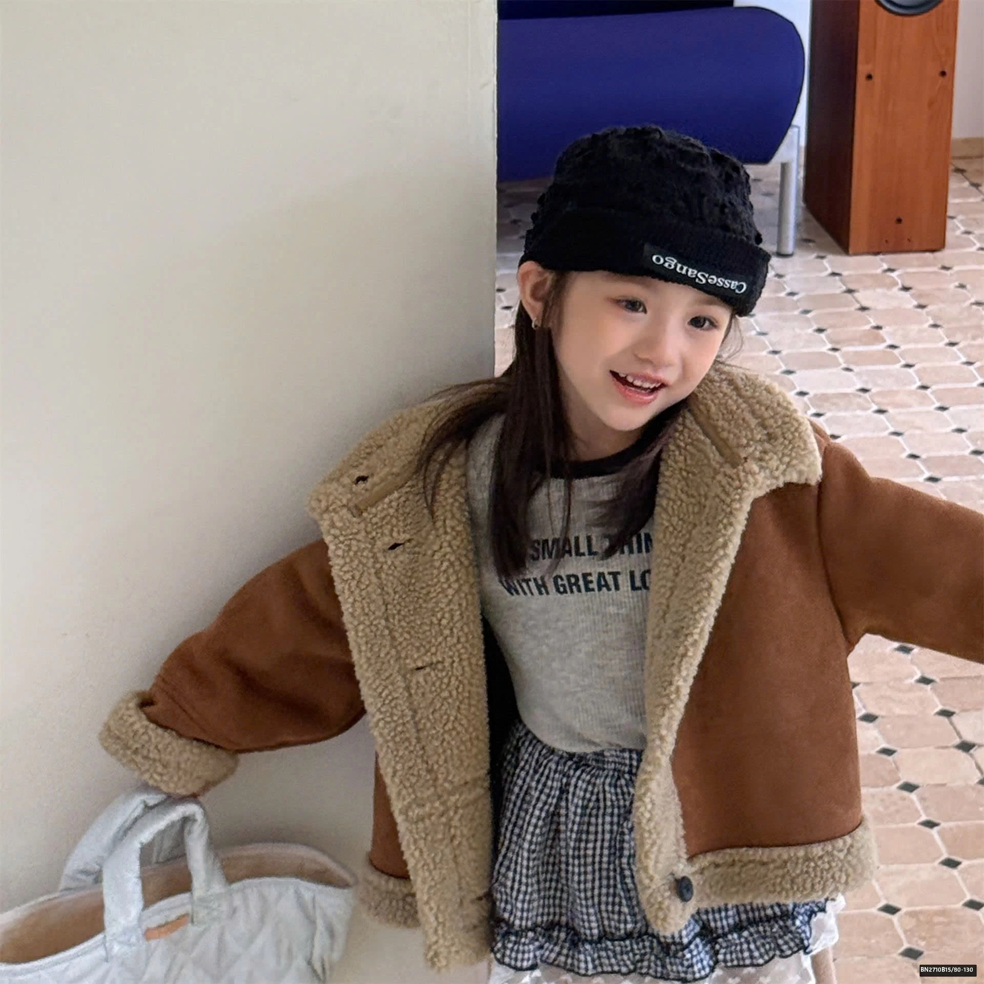 ÁO DA LỘN LÓT LÔNG CỪU AD.BABY