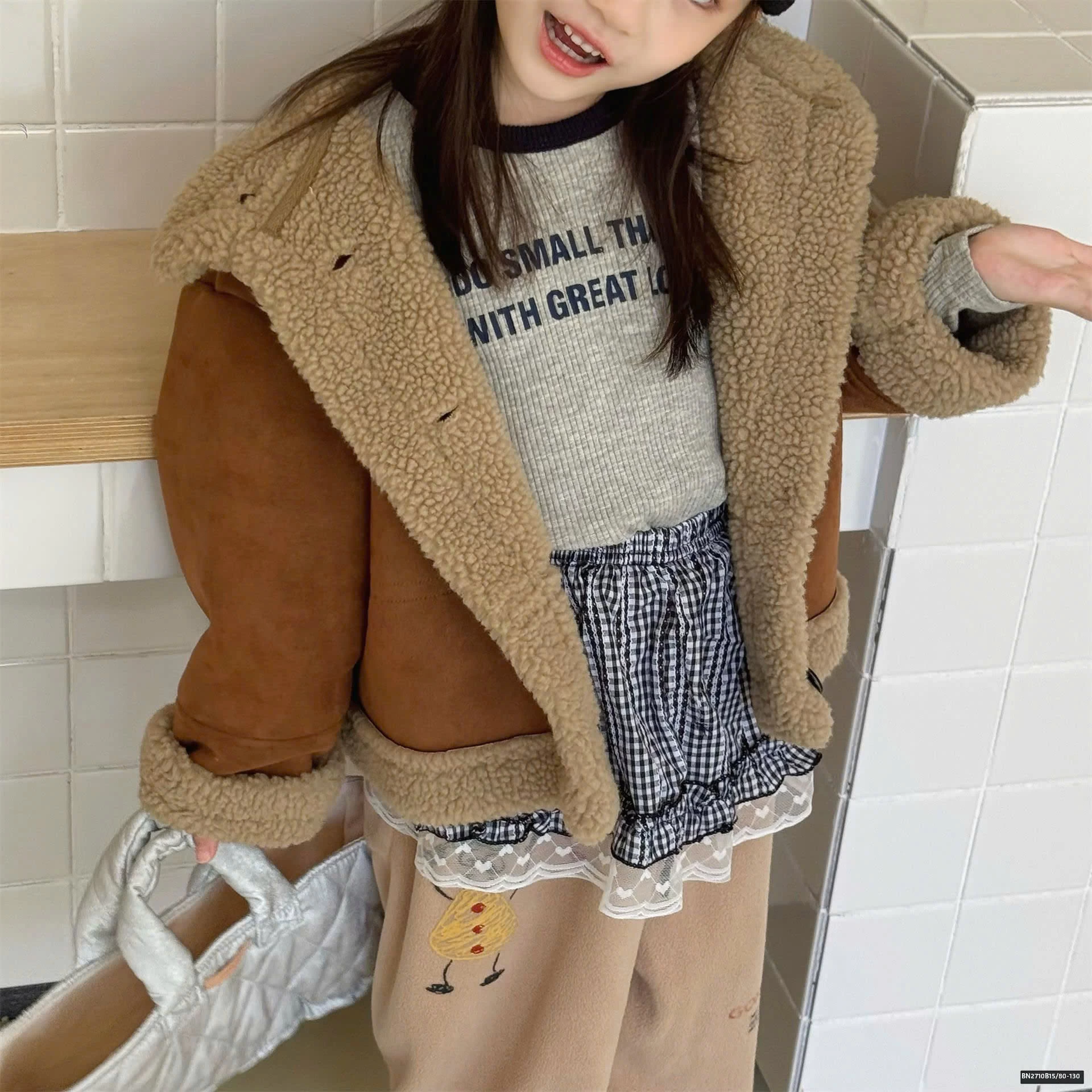 ÁO DA LỘN LÓT LÔNG CỪU AD.BABY