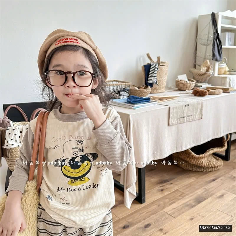 ÁO THUN GÂN LÓT NHUNG  AD.BABY