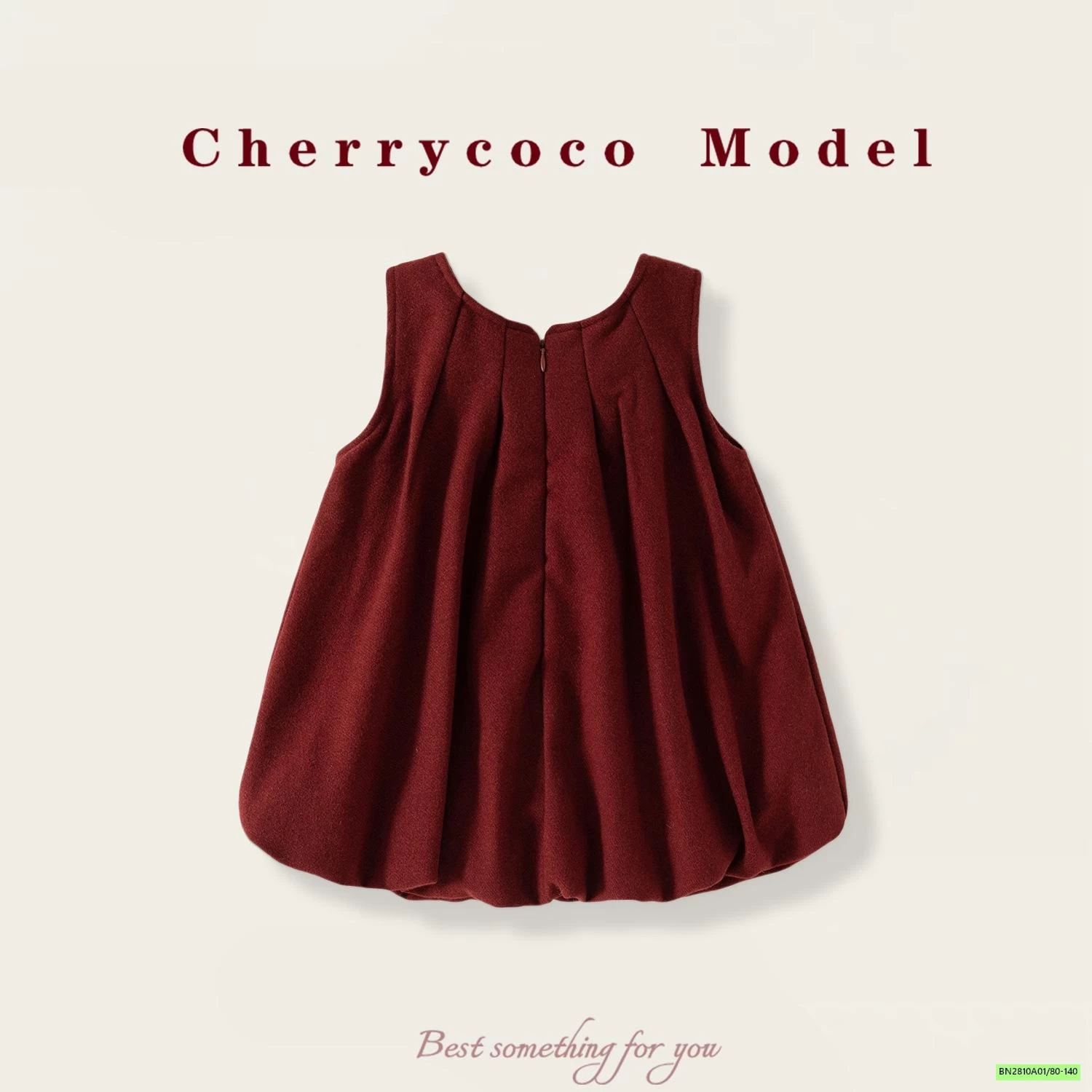 SÉT ĐẦM BÍ ĐỎ LÓT NHUNG CHERRYOCO