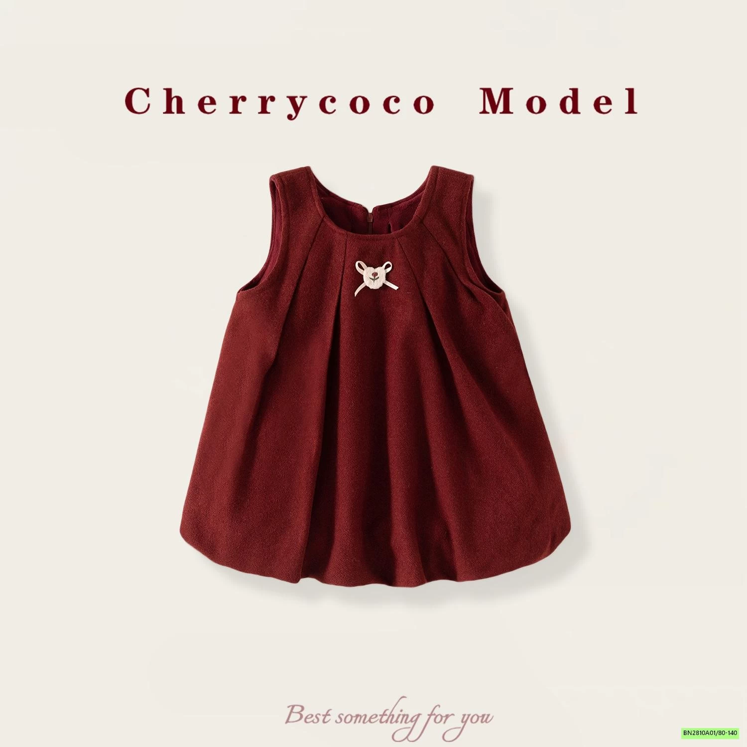 SÉT ĐẦM BÍ ĐỎ LÓT NHUNG CHERRYOCO