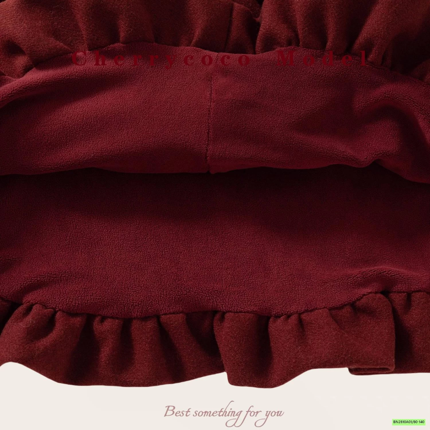 SÉT ĐẦM BÍ ĐỎ LÓT NHUNG CHERRYOCO