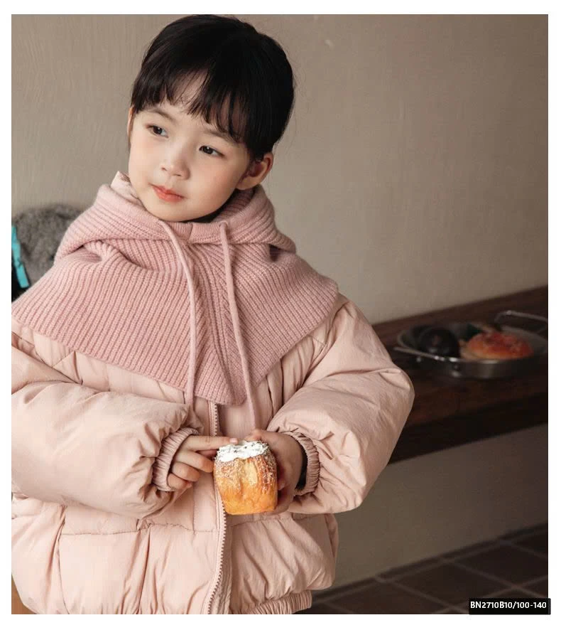 ÁO PHAO PHAO KÈM MŨ LEN CHO BÉ