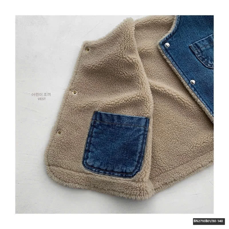 ÁO GILE JEAN LÓT LÔNG