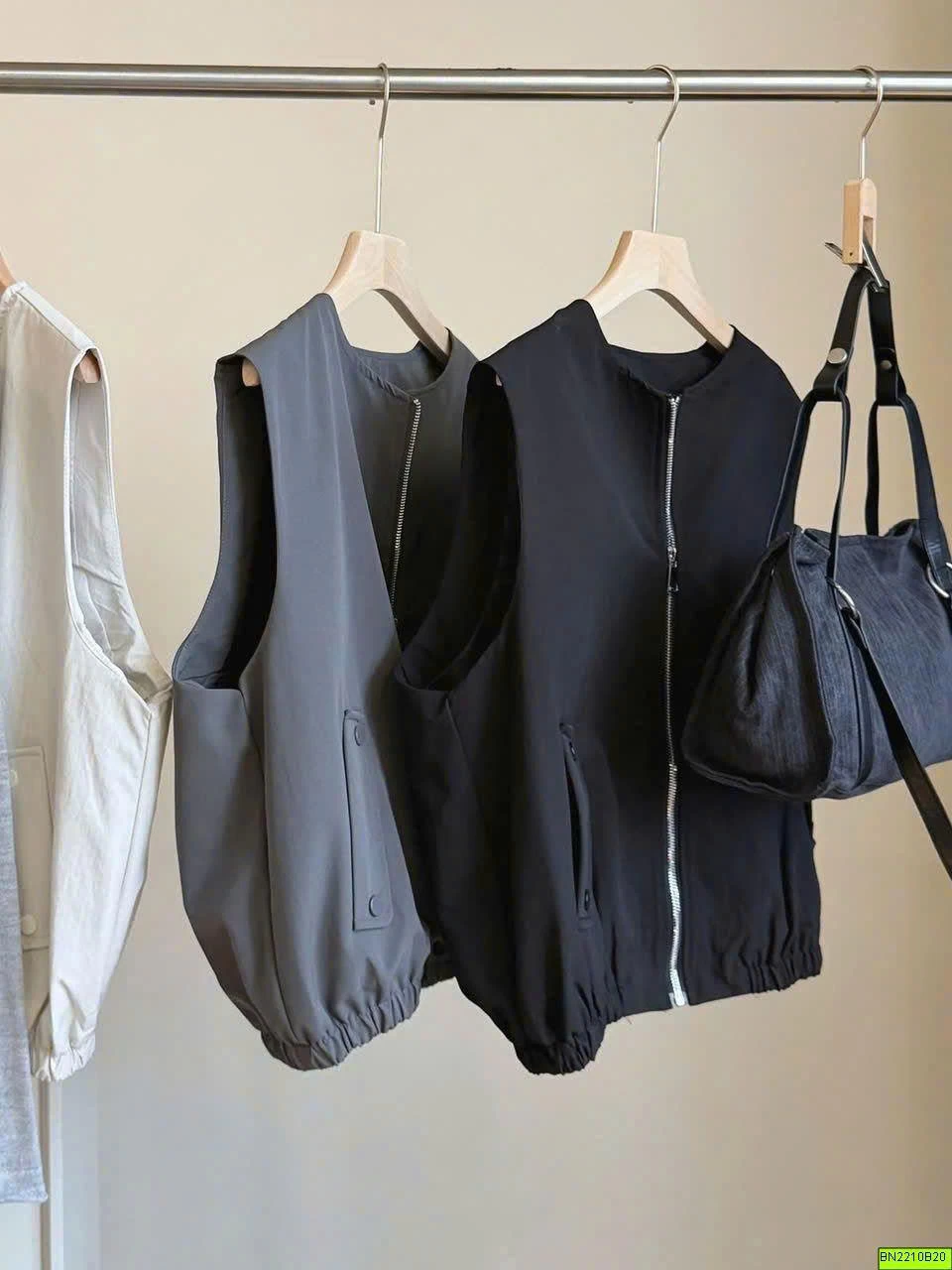 ÁO GILE NỮ DÁNG BOMBER 