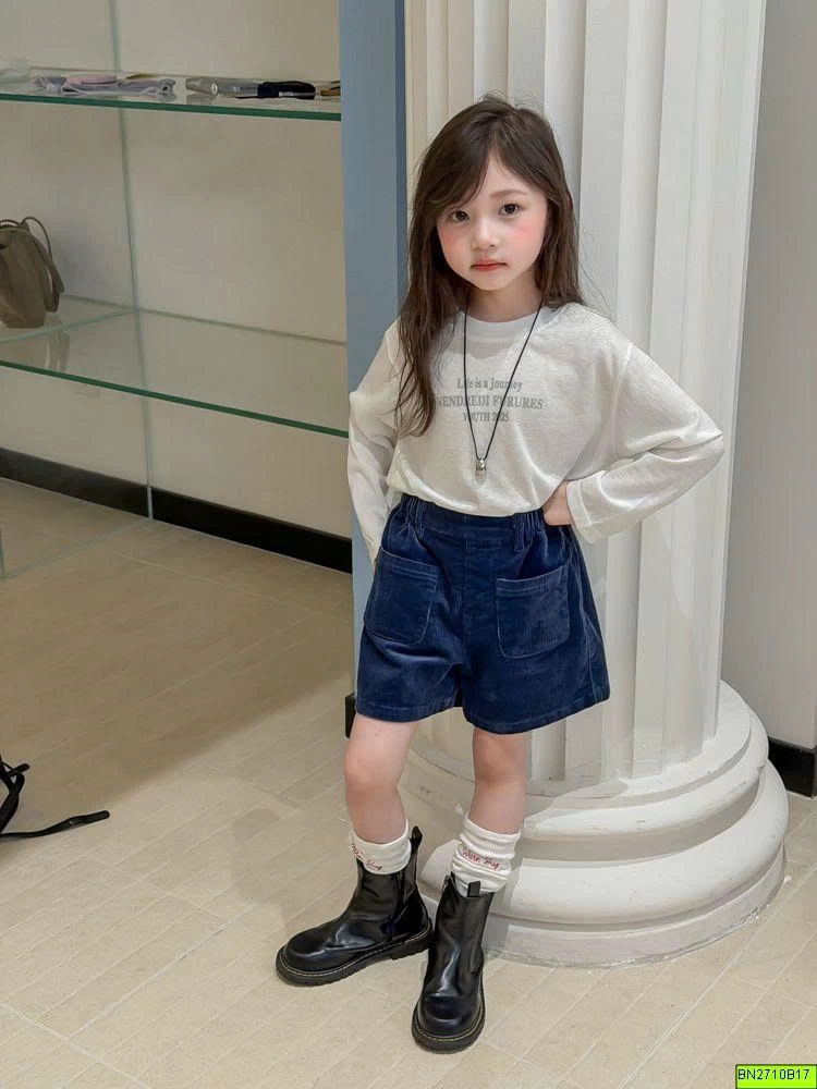 QUẦN SHORT NHUNG AMBB  26E156
